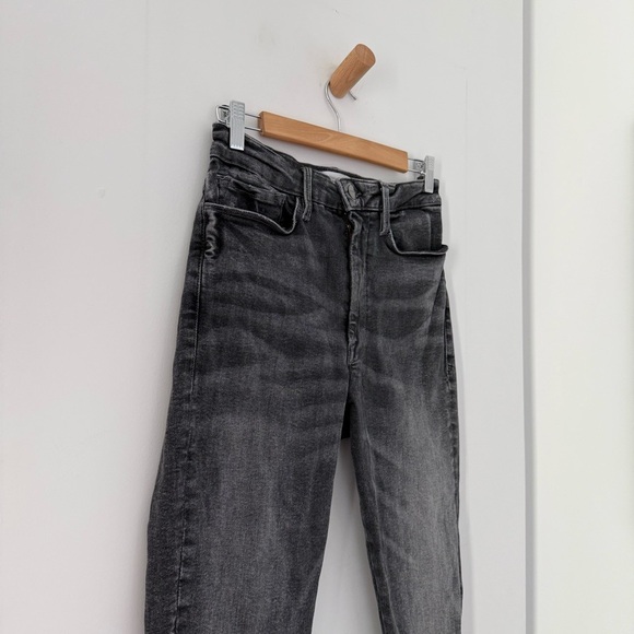 Frame faded black Le Beau straight leg ankle jeans - size 2 - Picture 4 of 8